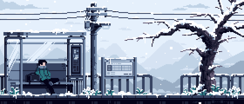 Cyberpunk night cityscape background